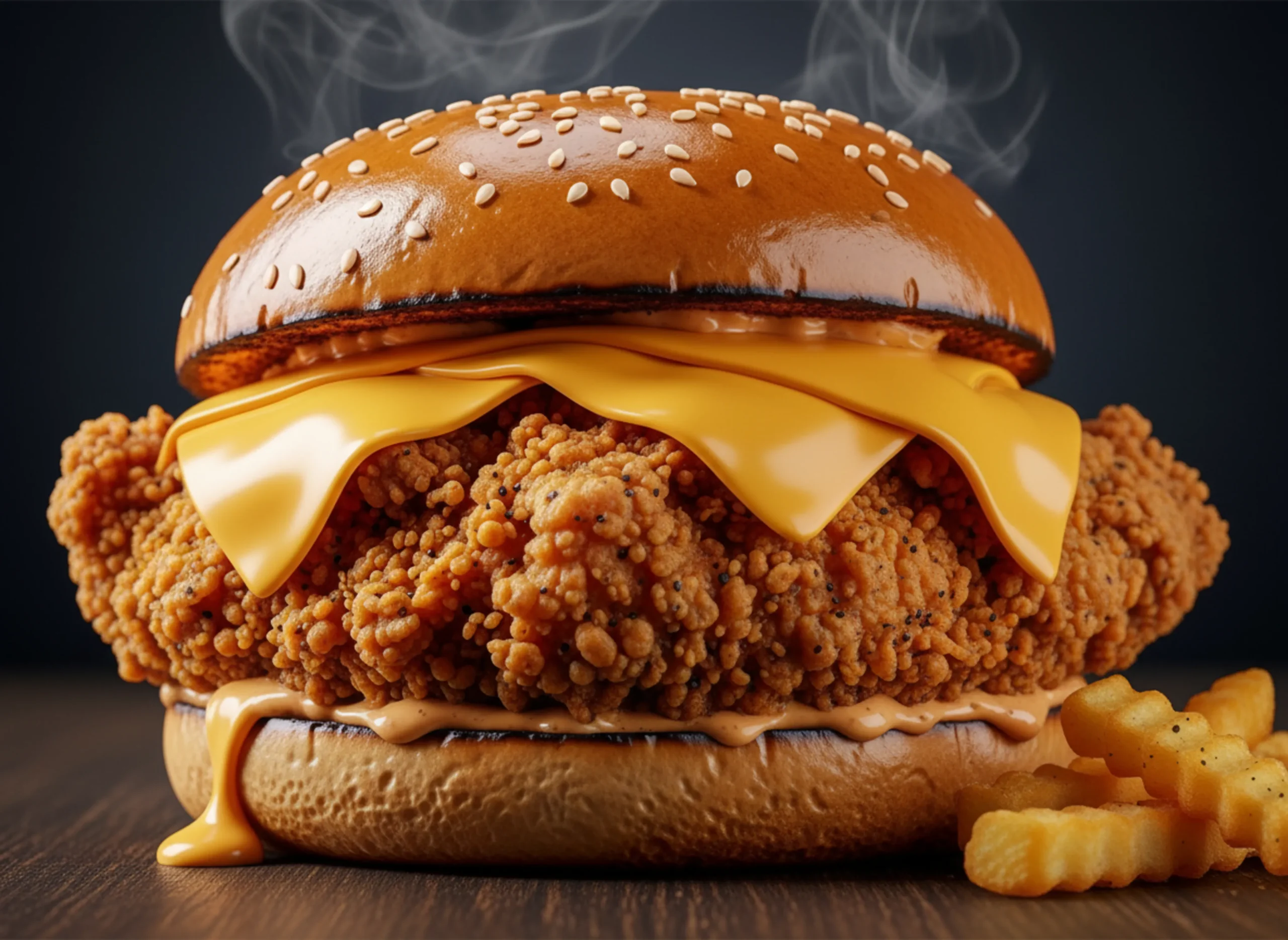 Crispy Chicken with Fries